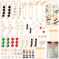 Gold Brooches Pins Charms for Socks: LOTOFUN Fashion 12,80,110PCS Rhinestone Pearl Bling Junk Sock Bulk Button - Decorative Safety Pins Brooch for Women Shoes Clothes Sweater Hat Pant