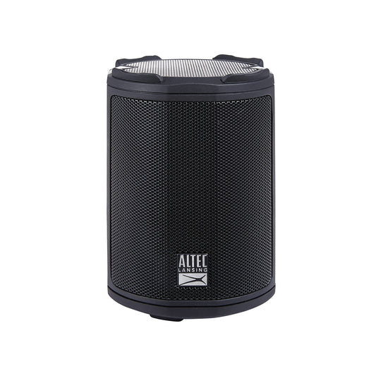 Altec Lansing - HydraMotion Wireless Bluetooth Speaker with 360 Degree Sound, Portable IP67 Waterproof for Outdoors, Shockproof, Snowproof, Everything Proof, 12 Hour Playtime (Black)