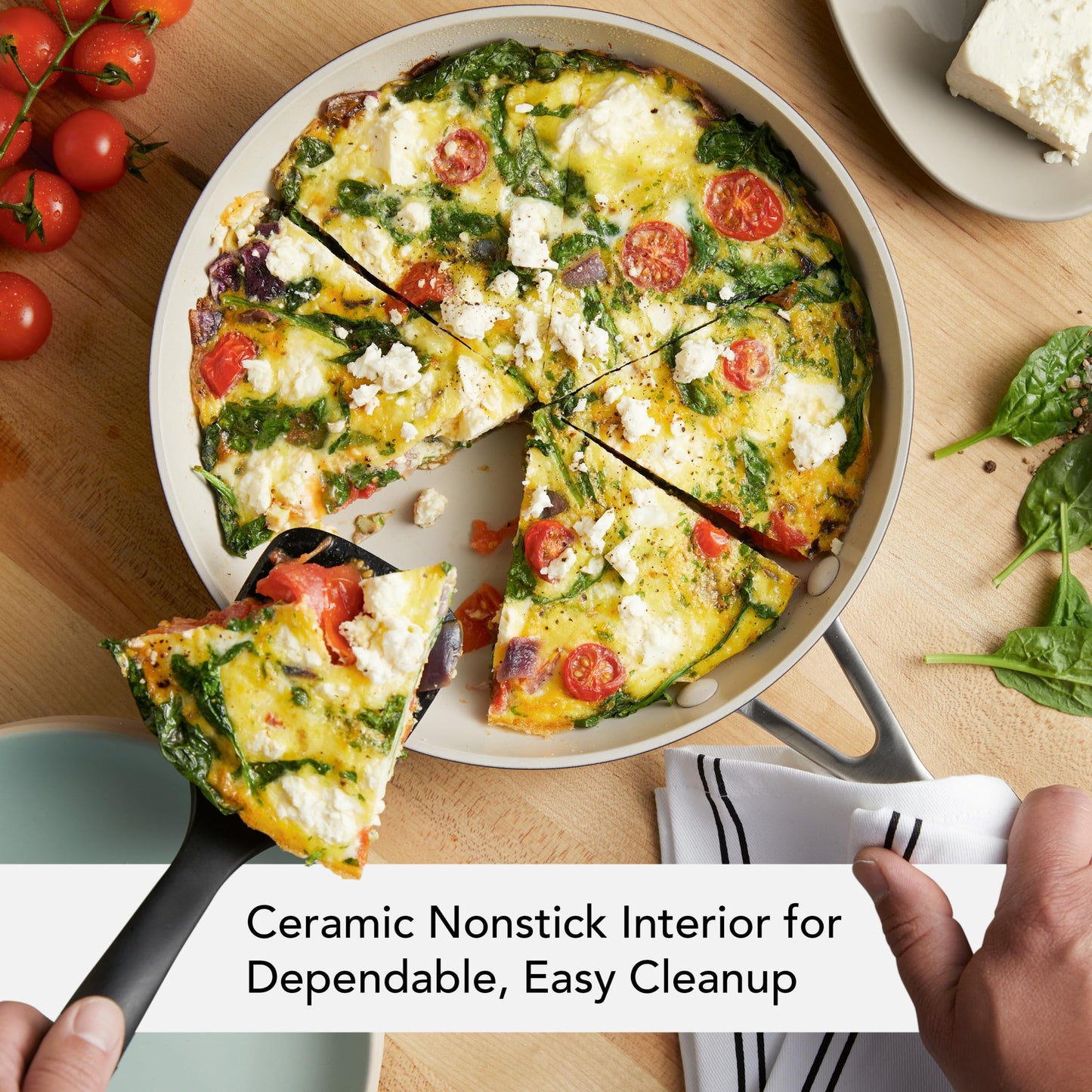 KitchenAid Hard Anodized Ceramic Nonstick Cookware Pots and Pans Set, 9 Piece - Matte Black