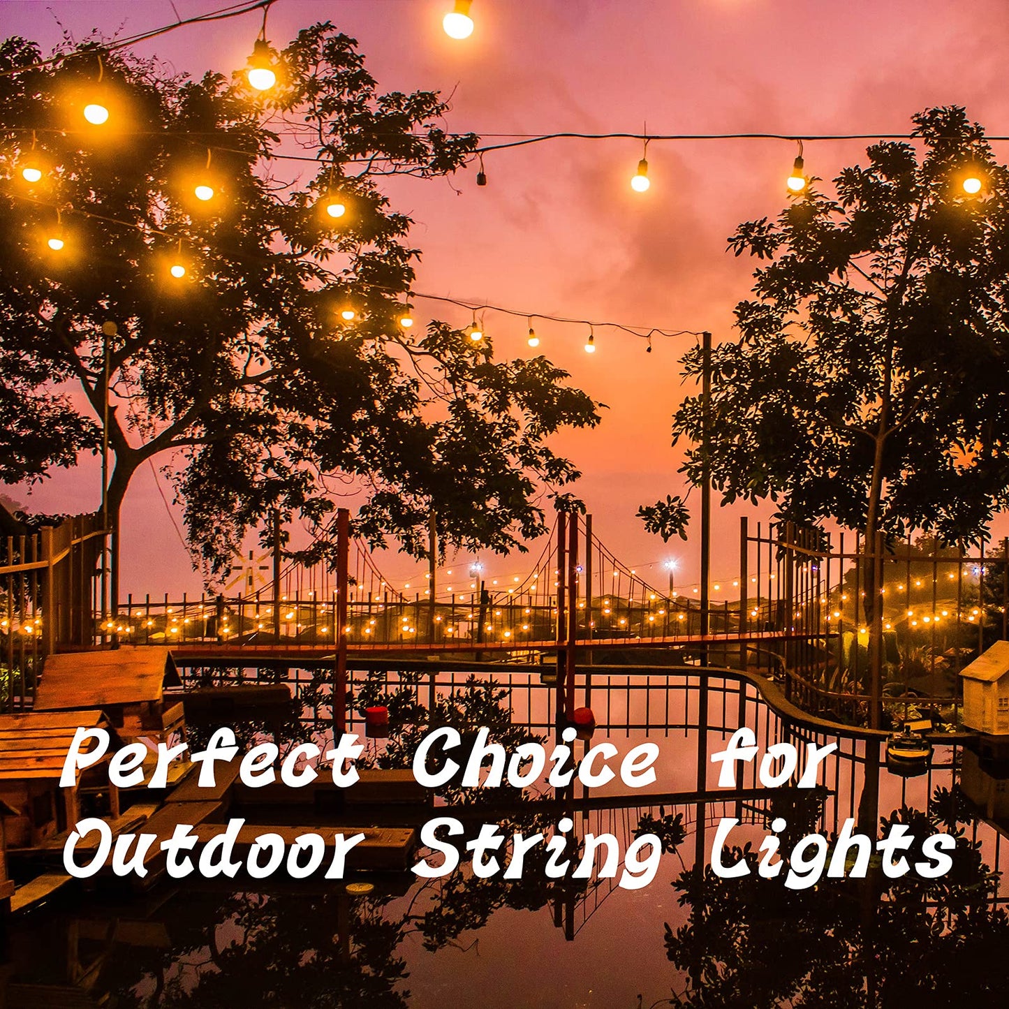 ADIIL 20 PCS Q Hanger Hooks with Safety Buckle, Windproof Screw Hooks for Hanging Outdoor String Lights, Plants, Christmas Patio Lights, 2.2 Inches, White