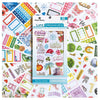 Paper House Productions Seasons Collection 30-Sheet 1200-Piece Celebrate Your Day Planner Sticker Folio for Planners, Journaling and Crafting