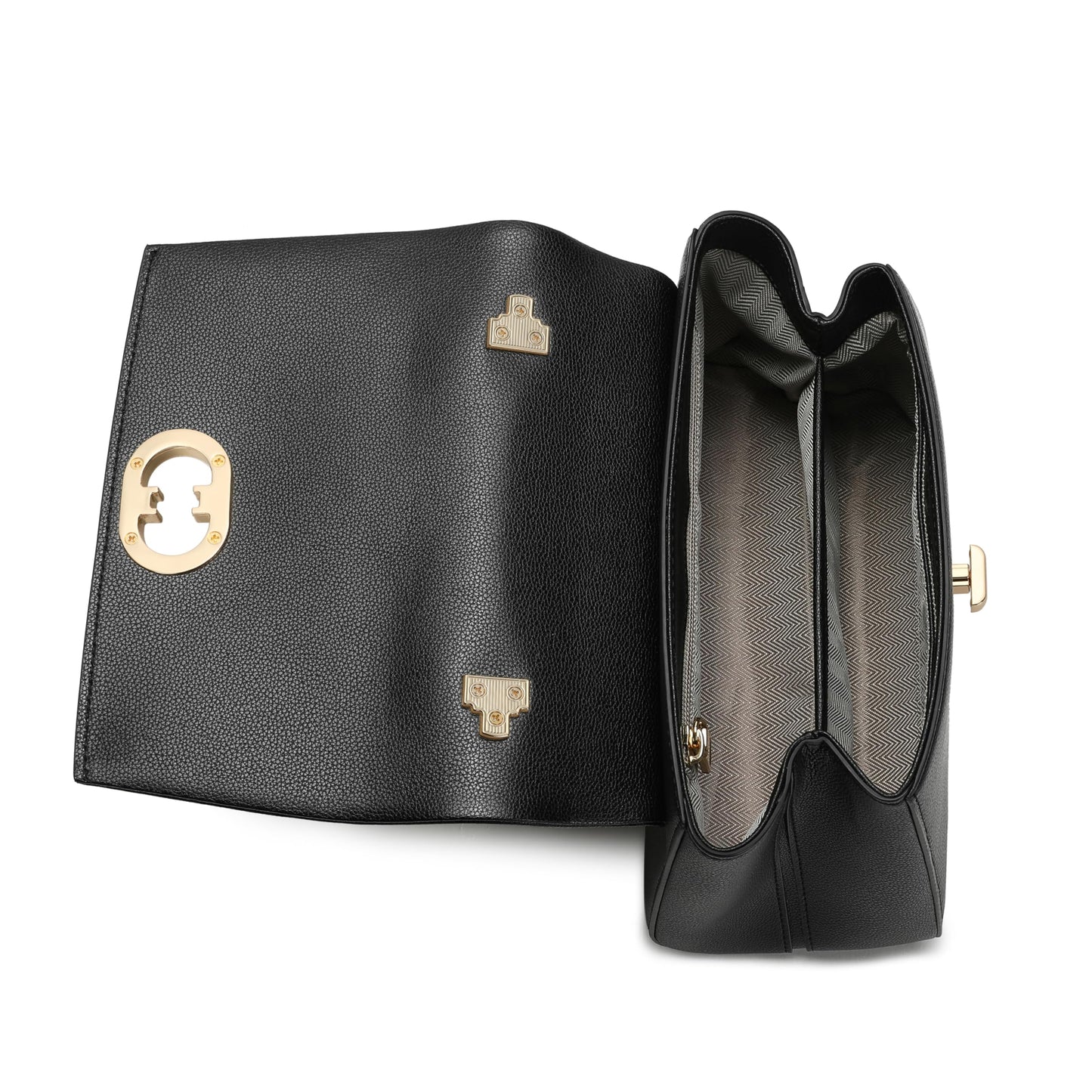 Top Handle Bag Leather Satchel Bags for Women Luxury Designer Business Crossbody Work Purse with Multiple Internal Pockets