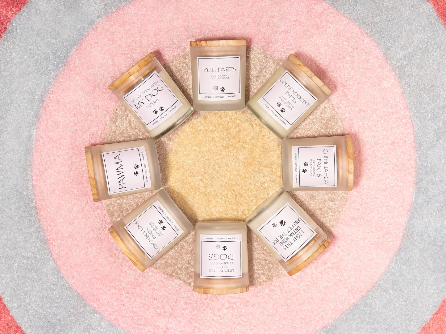 Boston Terrier Gifts & Decor, Boston Terrier Gifts for Women, Dog Farts Candle, Pet Friendly Lavender Scented Candle, Natural Soy Wax & Natural Essential Oils