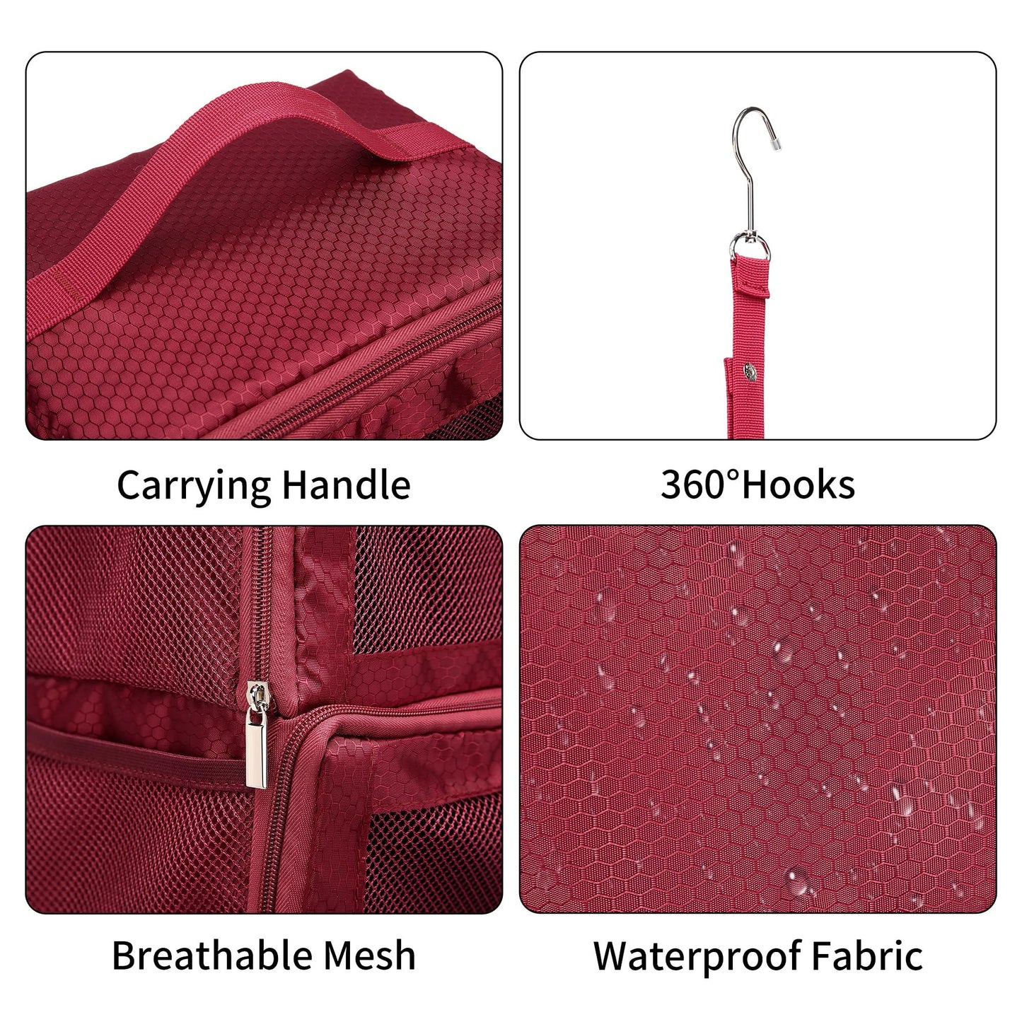 Aucovely Suitcase Organizer Travel Bags Organizer for Luggage Compression Hanging Packing Cubes for Travel Carry on Closet (Bag Only)