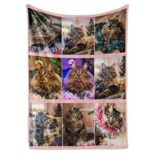 Ships Next Day, Custom Blanket with Picture - Printed in USA, Personalized Photo Blanket (Fleece – 50x60)