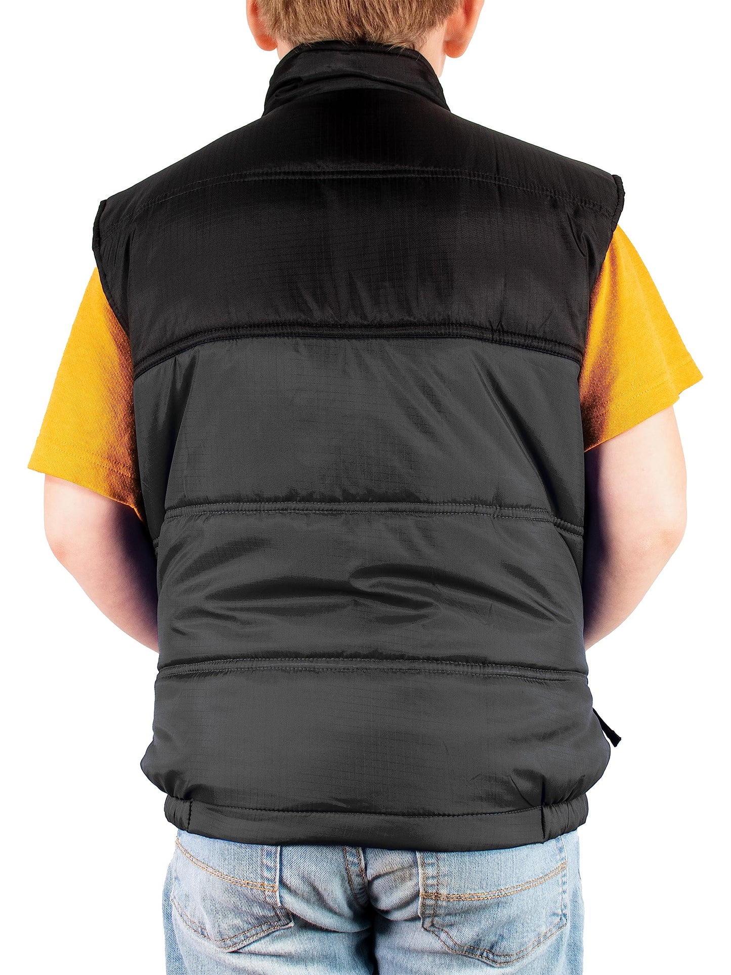 Freeze Defense Boys 3in1 Winter Coat Jacket Warm Parka w/Insulated Snow Vest (7-8, Gray)