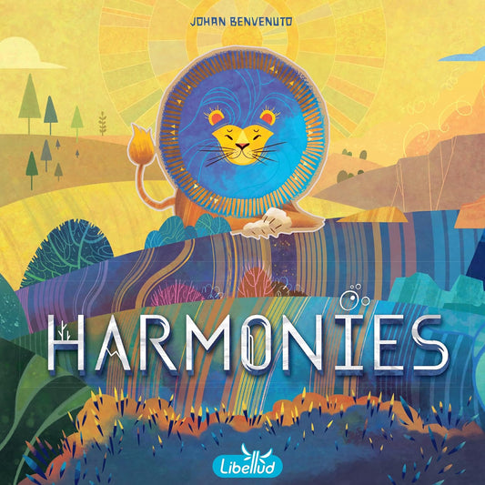 Harmonies Board Game - Create Oneiric Landscapes! Strategic & Poetic Gameplay, Fun Family Game for Kids & Adults, Ages 10+, 1-4 Players, 30 Min Playtime, (Multilingual Edition) Made by Libellud