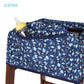 Dual-Belt High Chair Cover, Baby High Chair Cover, Upgrade Version, for Wooden or Restaurant High Chair, Sturdy and Robust Material, Blue Space