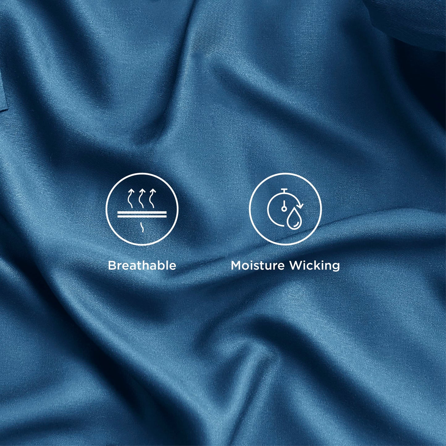 Bedsure Queen Sheets, Rayon Derived from Bamboo, Queen Cooling Sheet Set, Deep Pocket Up to 16", Breathable & Soft Bed Sheets, Hotel Luxury Silky Bedding Sheets & Pillowcases, Peacock Blue