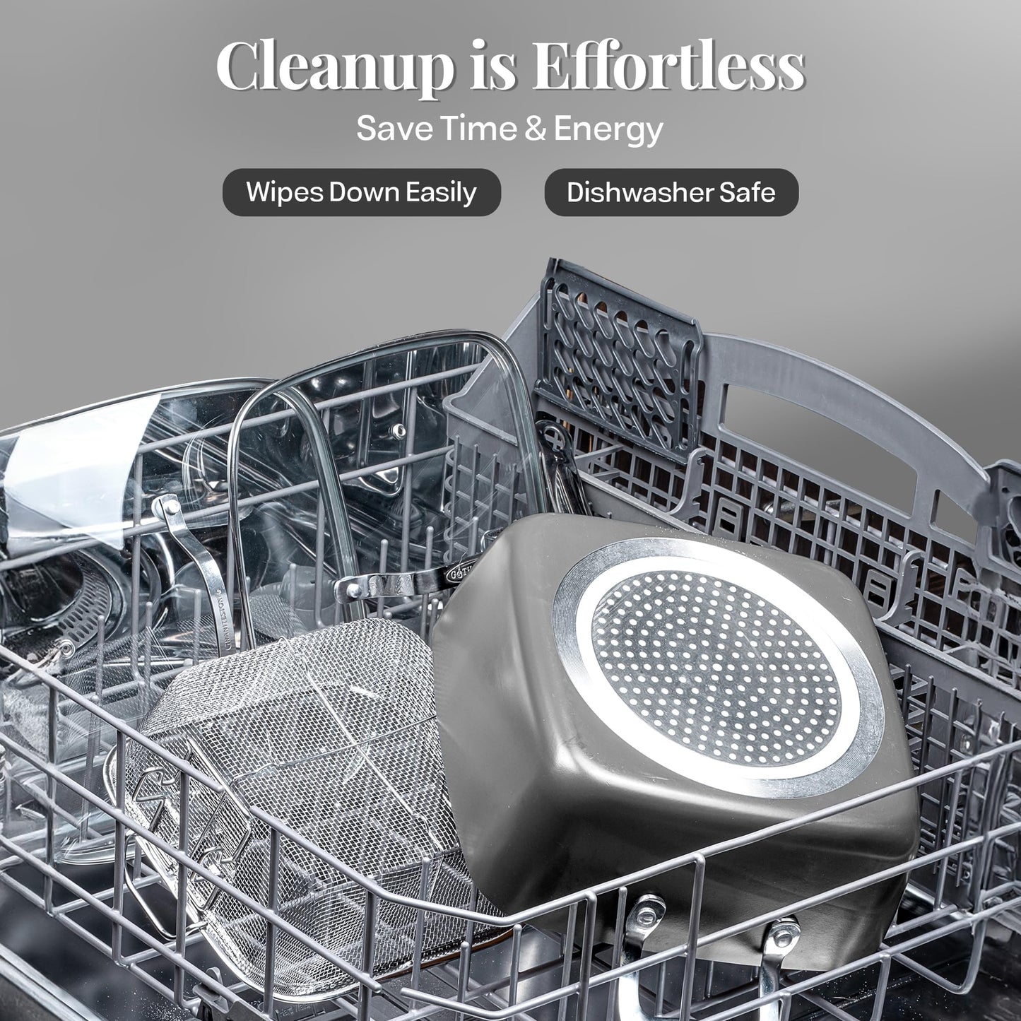 Gotham Steel 12 Pc Ceramic Pots and Pans Set Non Stick, Kitchen Cookware Sets, Pot and Pan Set, Ceramic Cookware Set, Non Toxic Cookware Set, Non Stick Pots and Pan Set, Oven Dishwasher Safe - Copper