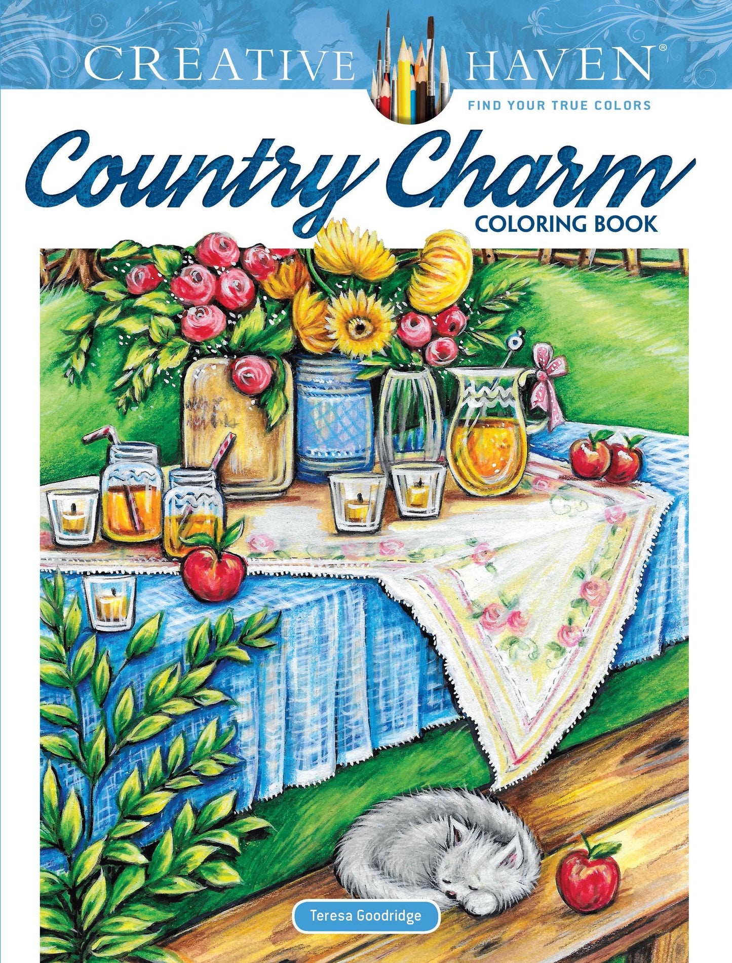 Creative Haven Country Charm Coloring Book (Adult Coloring Books: In The Country)