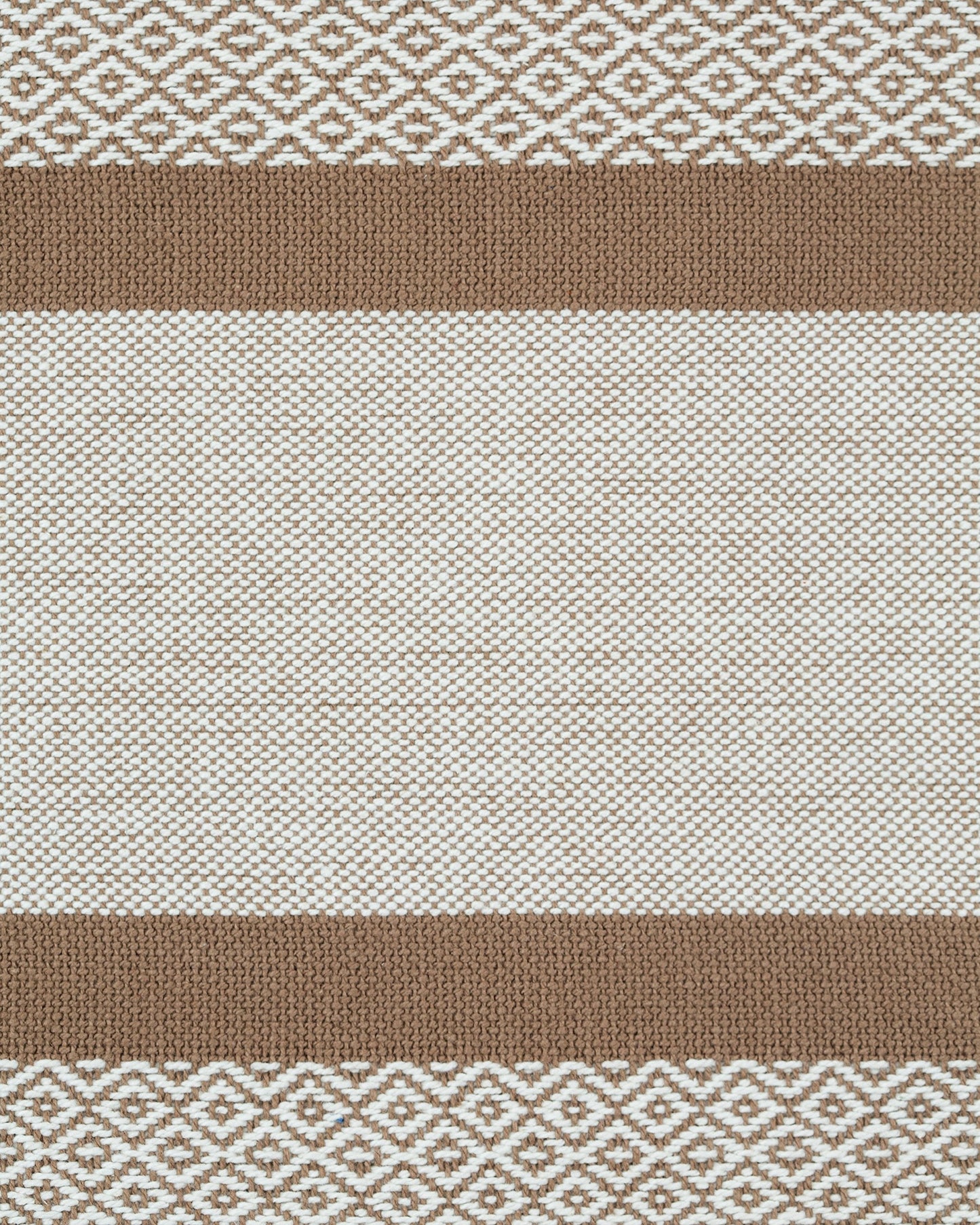 Sticky Toffee Cotton Placemats Set of 4 – Tan Woven 14x19 in Table Mats for Kitchen or Dining Table, Boho Style, Washable Cloth Placemats