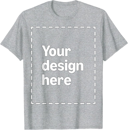 Custom T-Shirt with Your Image for Men, Women and Kids by Modify by Amazon Merch on Demand