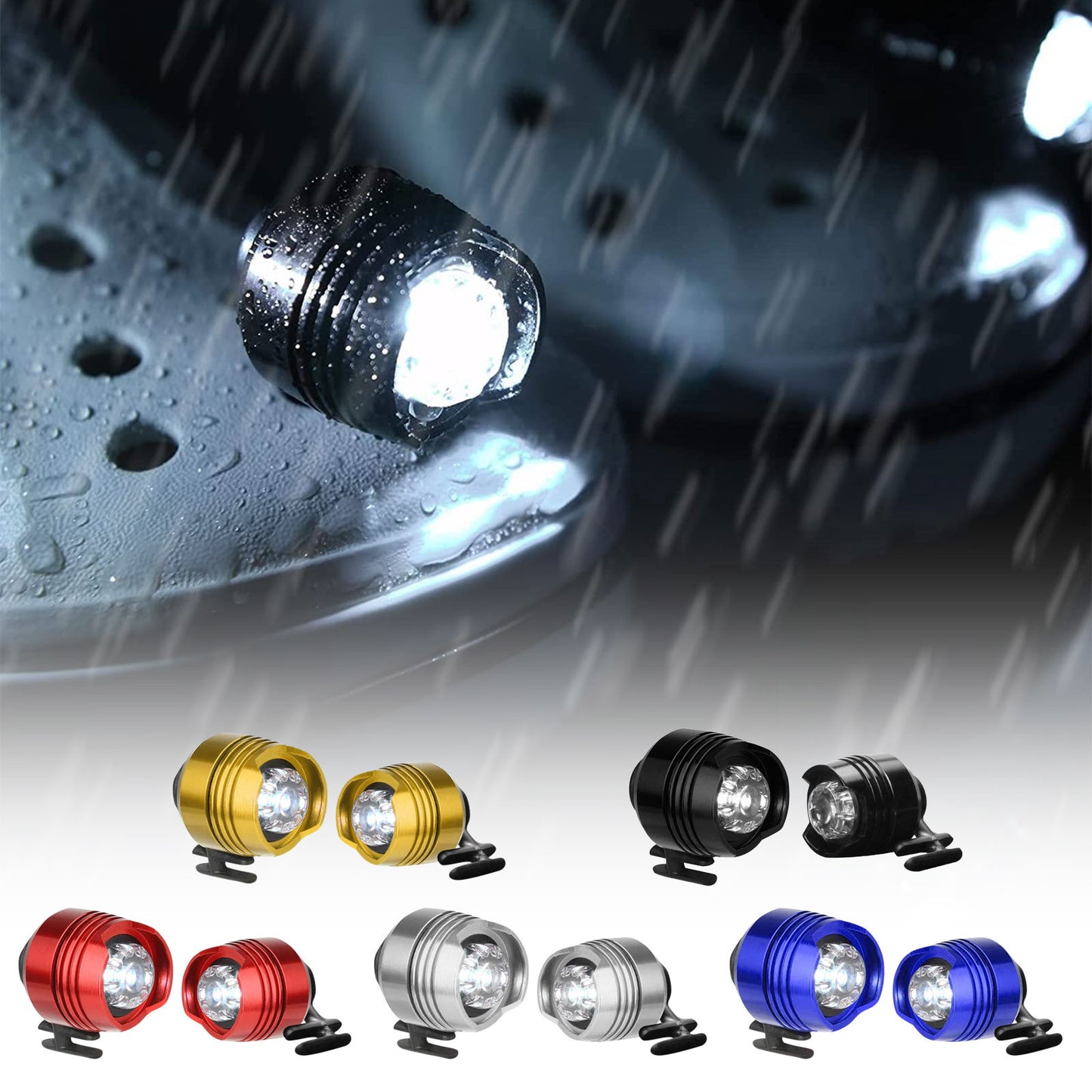 LED Headlights For Holes Shoes IPX5 Waterproof Shoes Light 3 Modes 72 Hours Glowing Small Lights For Dog Walking Camping Outdoor